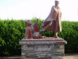 お宮の松／貫一・お宮の像